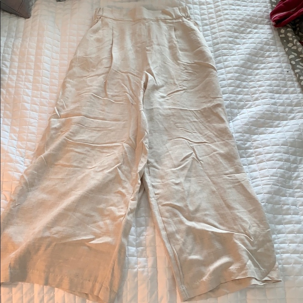 Wide leg beach pants
